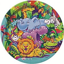 9"Smiling Safari Plates 9"Smiling Safari Plates