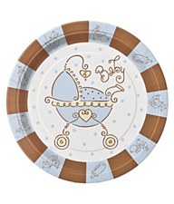9"Baby Joy Blue Plates
