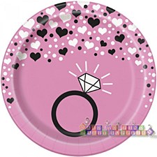 7"Bachelorette Party Plates