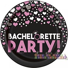 9"Bachelorette Party Plates
