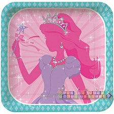 7"Princess Party Plates