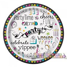 Doodle Birthday 7IN Plate Doodle Birthday 7IN Plate