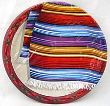 9"Fiesta Serape Plates