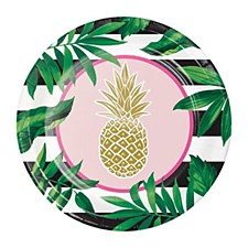 10"Pineapple Wedding Plates