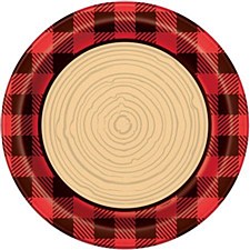 Plaid Lumber Jack 9IN Plate Plaid Lumber Jack 9IN Plate