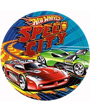 9"Hot Wheels Speed City Plates 9"Hot Wheels Speed City Plates