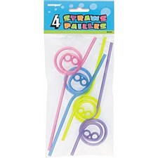 Smiley Straws Plastic