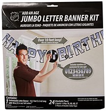 NHL Jumbo Letter Kit Add An Age Banner