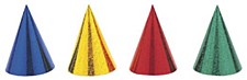 Prismatic Cone Hats