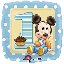 18" MICKY MOUSE 1ST BIRTHDAY