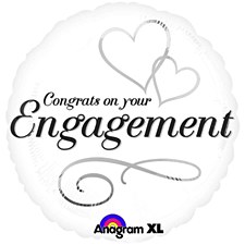 18" Two Hearts Engagement