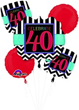 Birthday Celebration "40" Bouquet