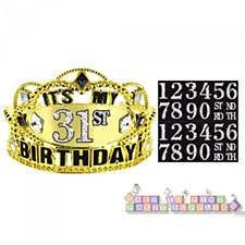 Add Any Age Birthday Tiara