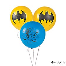 Batman Latex Balloons