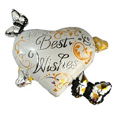30"Best Wishes Heart 30"Best Wishes Heart