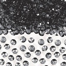 Black Confetti Gems