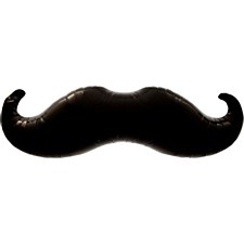 35"Black Mustache 35"Black Mustache