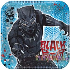 Black Panther 7"Plates Black Panther 7"Plates