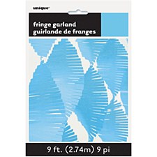 Pastel Blue Fringe Garland