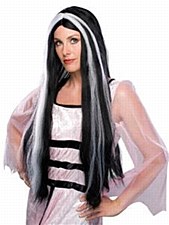 28"Streaked Vampira Wig