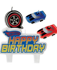 Hot Wheels Birthday Candle Set