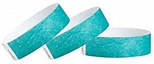 Carribbean Blue Wristbands,100ct Carribbean Blue Wristbands,100ct