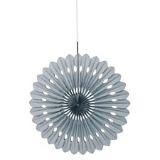 16"Decorative Fan- SIlver