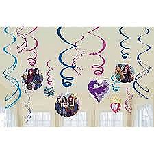 Descendants 2 Swirl Decorations