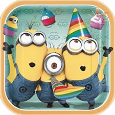 9"Despicable Me 2 Plates