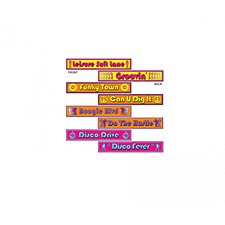 Disco Street Sign Cutouts