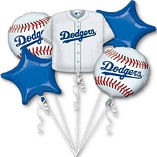 Dodgers Balloon Bouquet