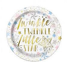 9"Twinkle Little Star Plates