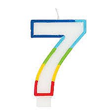 Rainbow Candle #7