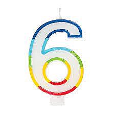 Rainbow Candle #6