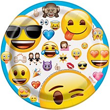 7"Emoji Plates