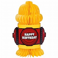 Fire Trck Honeycomb Decoration