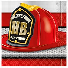 Fire Truck Lunch Napkins