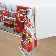 Fire Truck Tablecover