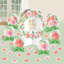 Table Decorating Kit Sweet Baby Girl Table Decorating Kit Sweet Baby Girl