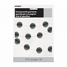 Silver Honeycomb Garland