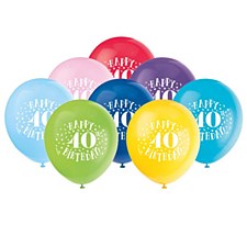 Happy 40th Birthday Latex