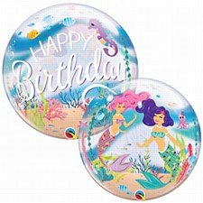 22" Mermaid Bubble Balloon