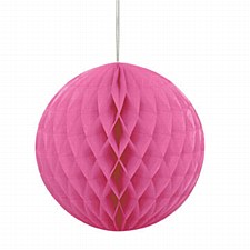 Hot Pink 8" Honeycomb Ball