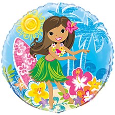 18"Hula Beach Party