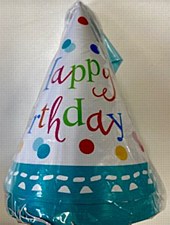 Polk A Dot Birthday Cone Hats
