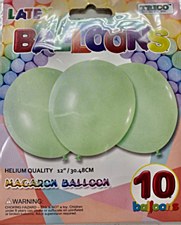 12"Pastel Green Balloons