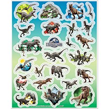 96 Jurassic Wold Stickers