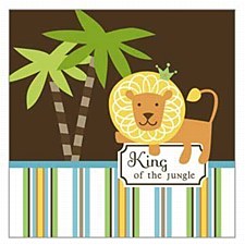 King Of The Jungle Lunch Napkins