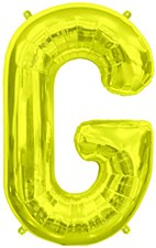 16" Letter "G" Balloon - Gold 16" Letter "G" Balloon - Gold