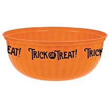 Trick-Or-Treat Plastic Bowl